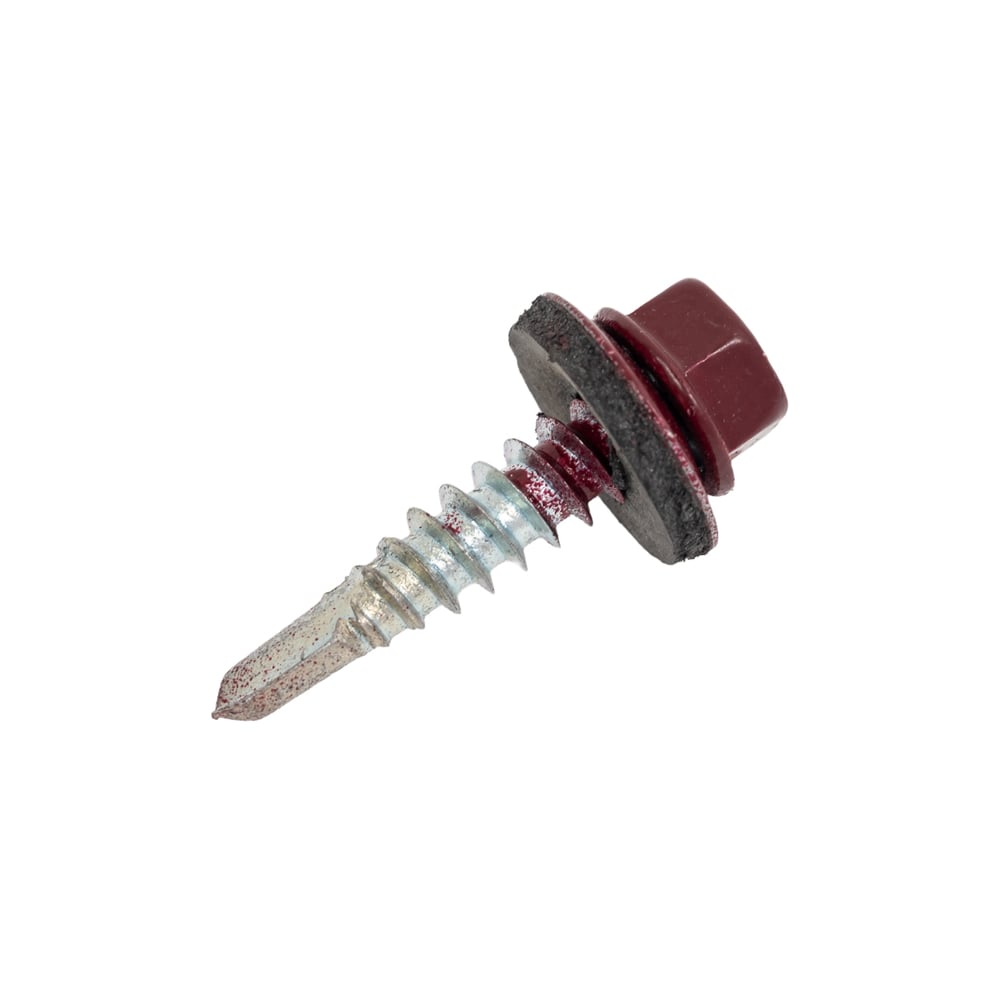 Изображение товара Саморез кровельный 5,5x25 RAL 3005 винно-красный (90шт.)