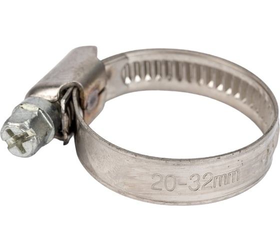 Изображение товара Хомут KRAFT 20-32 мм, нержавеющая сталь, уп. 100 шт. KT 880404