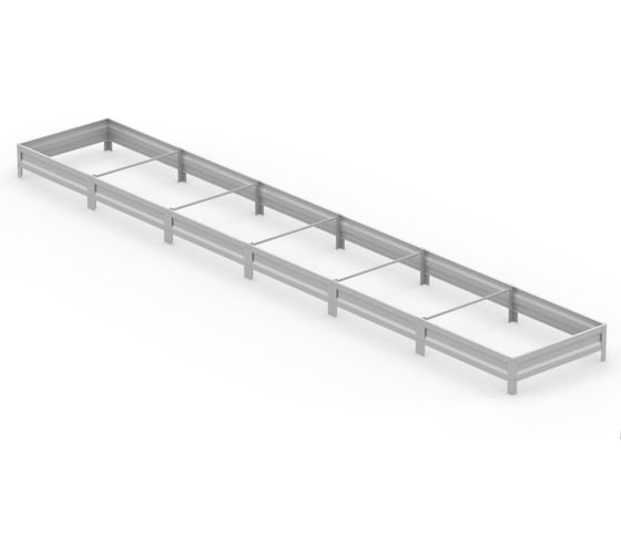 Изображение товара Грядка ООО ФУРАМА 6000x500x200 мм, оцинкованная ОГ-21