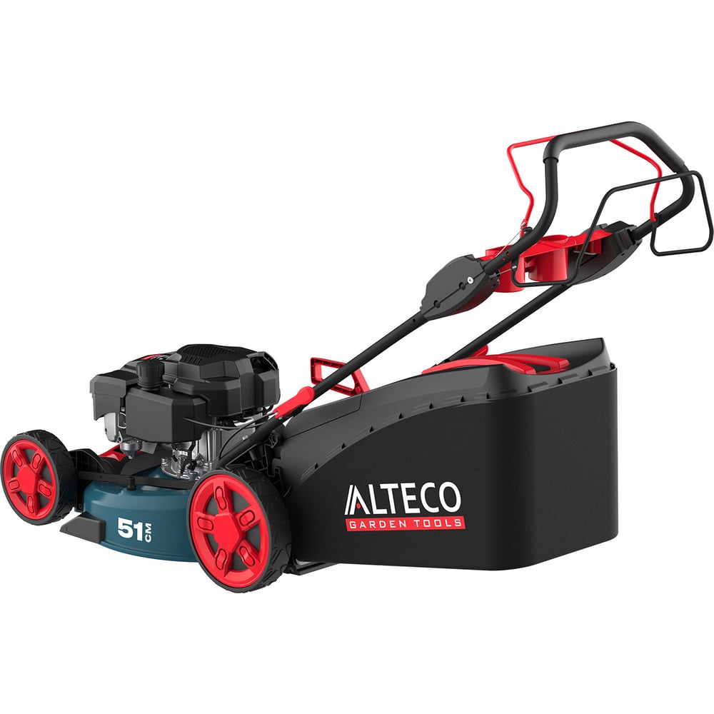 Изображение товара ALTECO GLM 55-51 MSQ 84121 - бензиновая газонокосилка, 51 см, 173 см3, 4x2