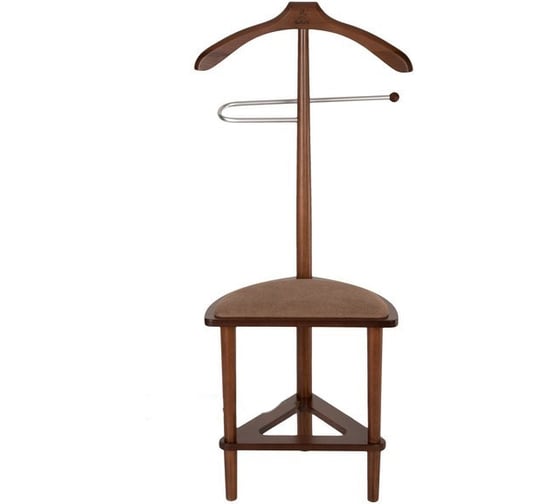 Изображение товара Костюмная вешалка Мебелик В 26Н с сиденьем средне-коричневый 987