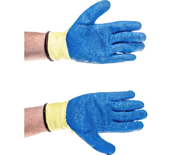 Изображение товара Перчатки Gigant х/б с рельефным латексным покрытием GHG-06