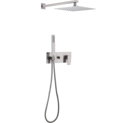 Изображение товара Душевая система ABBER Daheim скрытого монтажа без излива, сатин AF8218SP