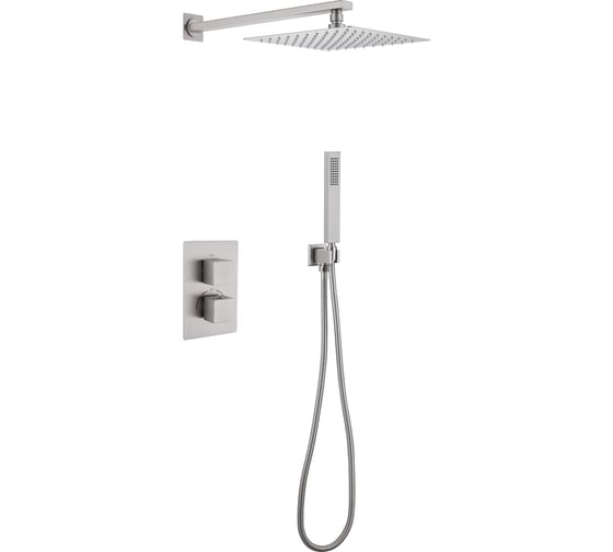 Изображение товара Душевая система ABBER Daheim скрытого монтажа без излива, термостат, сатин AF8251SP