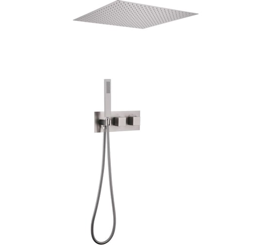Изображение товара Душевая система ABBER Daheim скрытого монтажа без излива, термостат, сатин AF8255SP