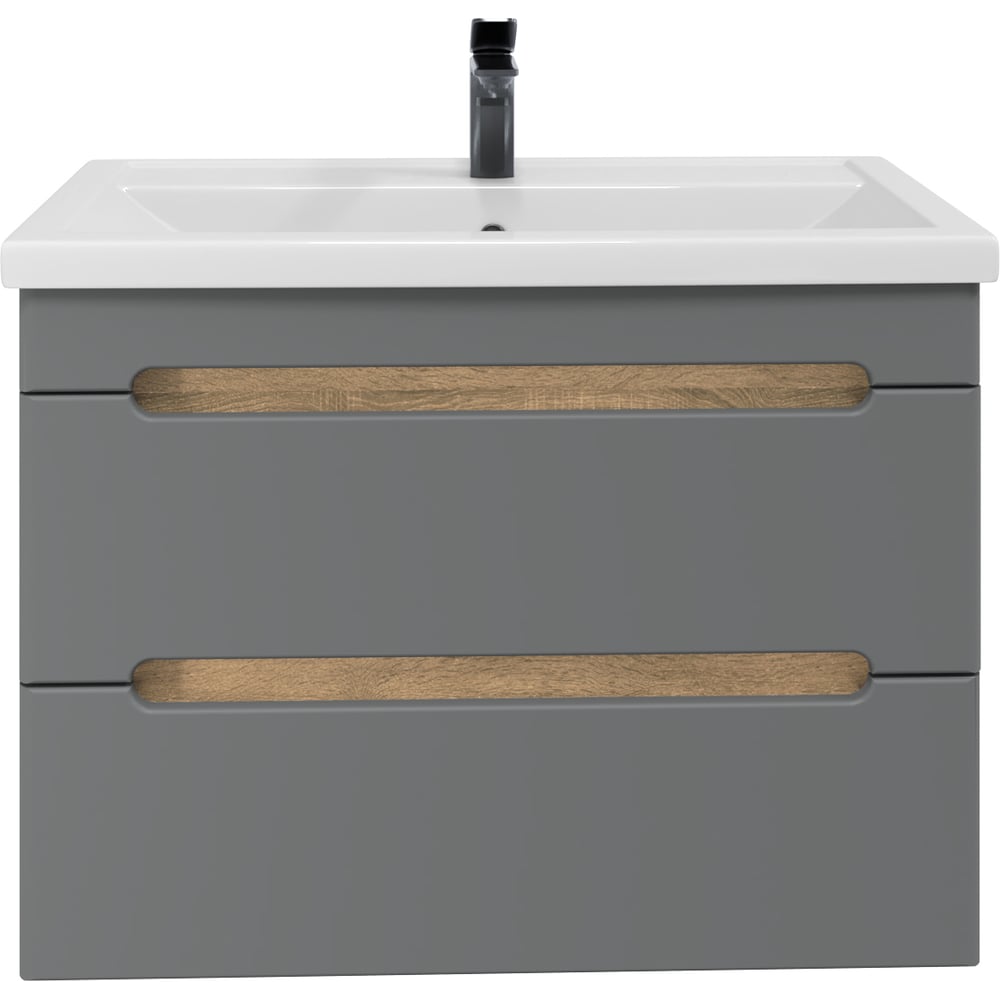 Изображение товара Тумба с раковиной RUVANN AQVI 70 подвесная белая современная