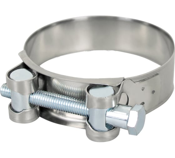 Изображение товара Силовой хомут из нержавеющей стали KRAFT W2, 80-85 мм, уп. 5 шт. KT 880529