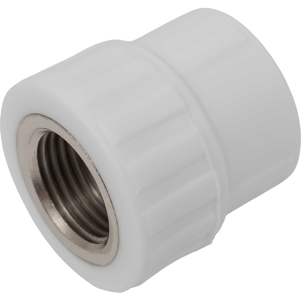 Изображение товара Муфта PP-R белая комбинированная 25 мм 1/2F Gigant GPM-25X12ВР