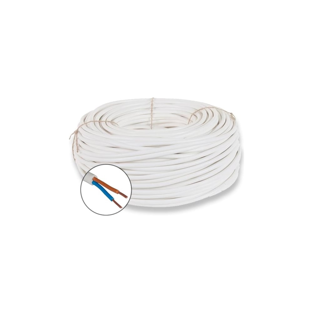 Изображение товара Теплостойкий кабель ПРКС 2x1.5 мм2 2 метра огнестойкий медь Кремнийорганика