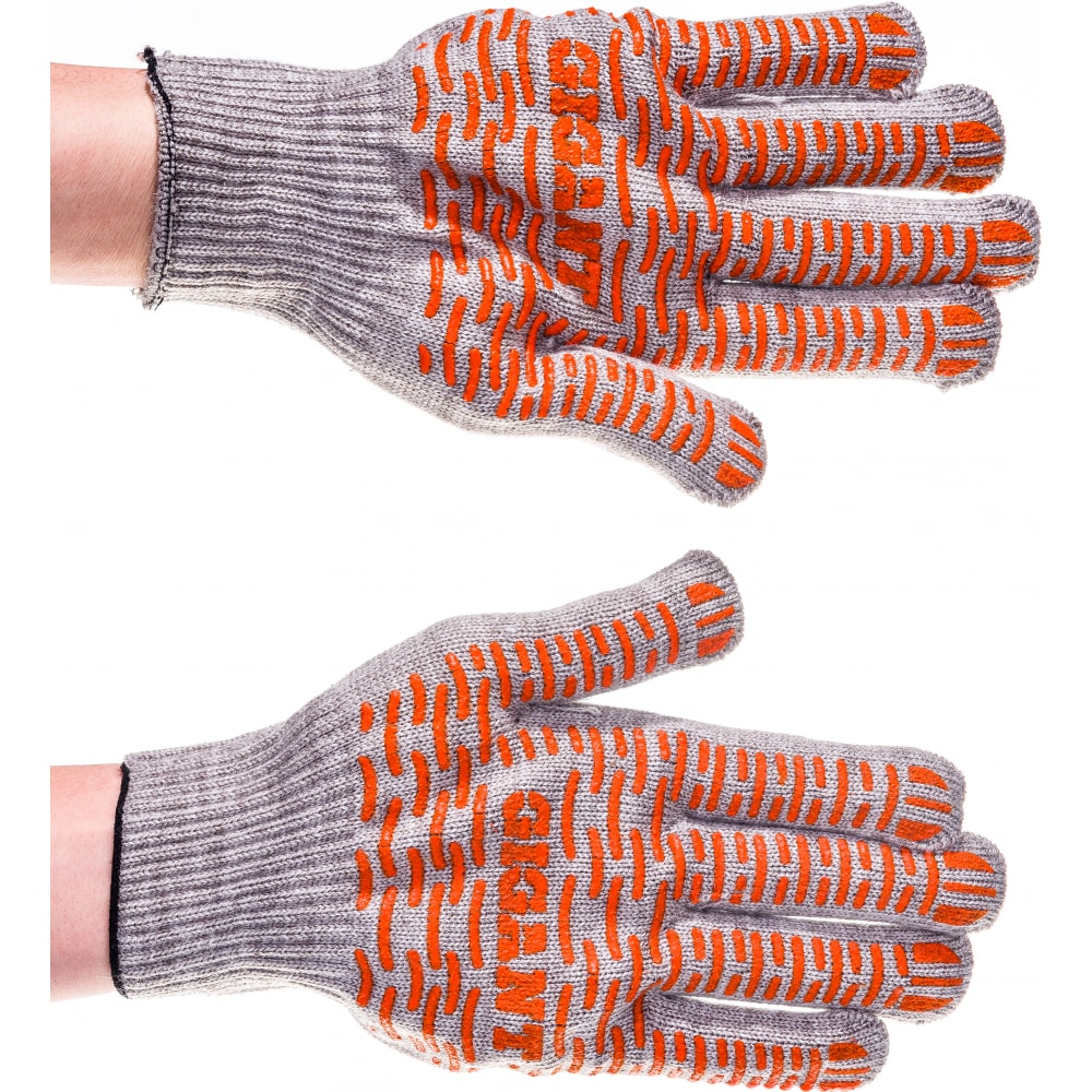 Утепленные акриловые перчатки Gigant цельноспилковые перчатки gigant