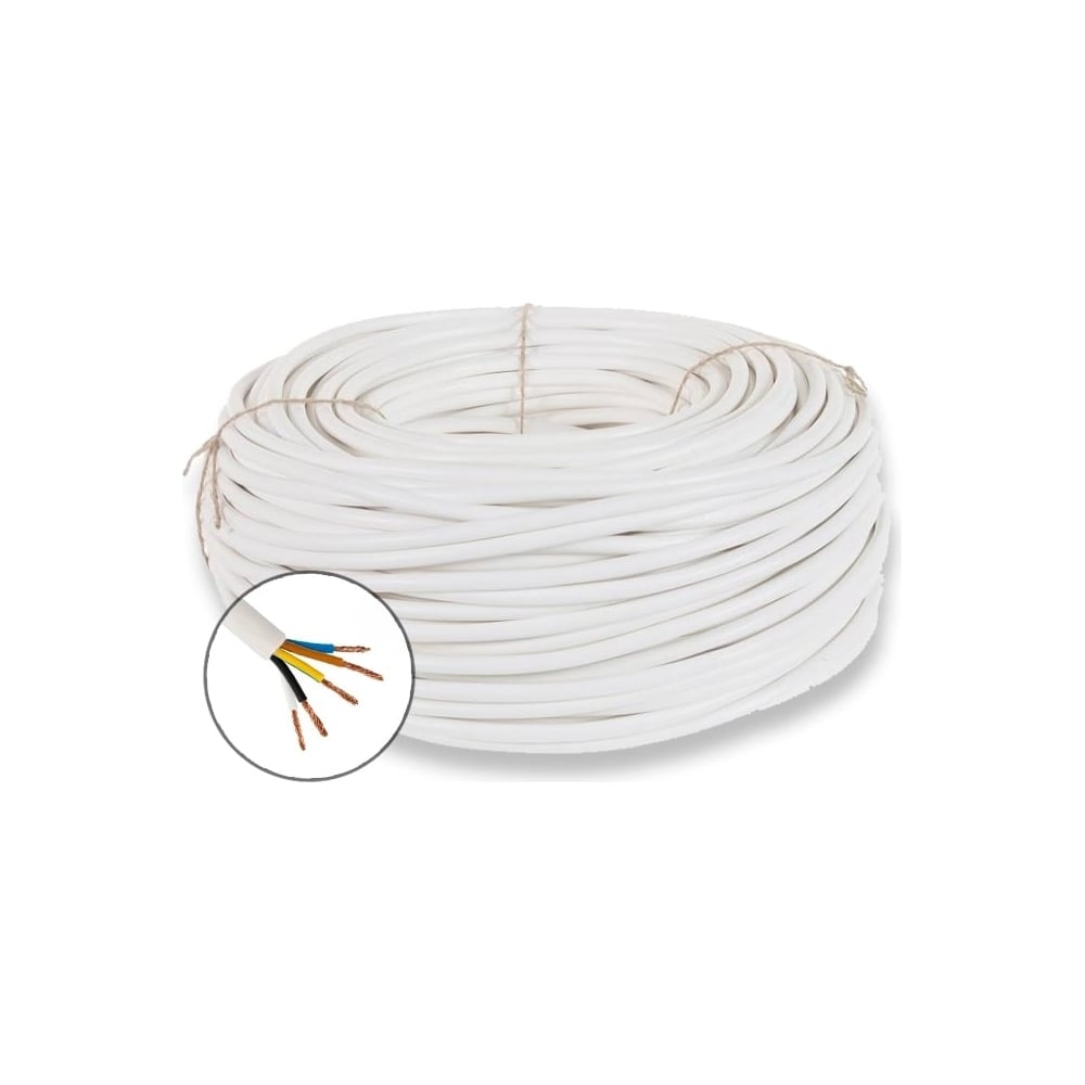 Изображение товара Теплостойкий кабель БУРЕВЕСТНИК пркс 5x0.75 мм2, 5 м огнестойкий провод для высокотемпературных усл