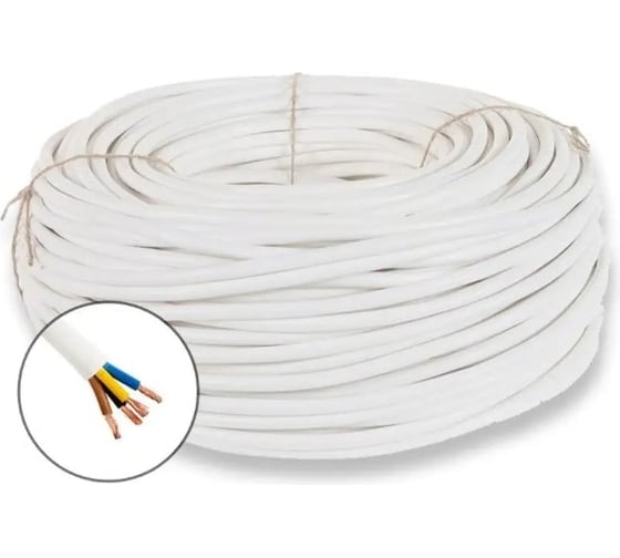 Изображение товара Провод теплостойкий БУРЕВЕСТНИК пркс 4x1.5 мм2, 5м BOZ437160L5