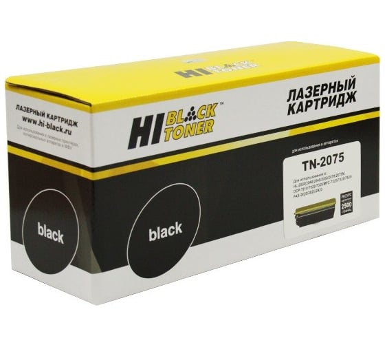 Изображение товара Тонер-картридж Hi-Black для Brother HL-2030/2040/2070/7010/7420/7820, 2,5K HB-TN-2075