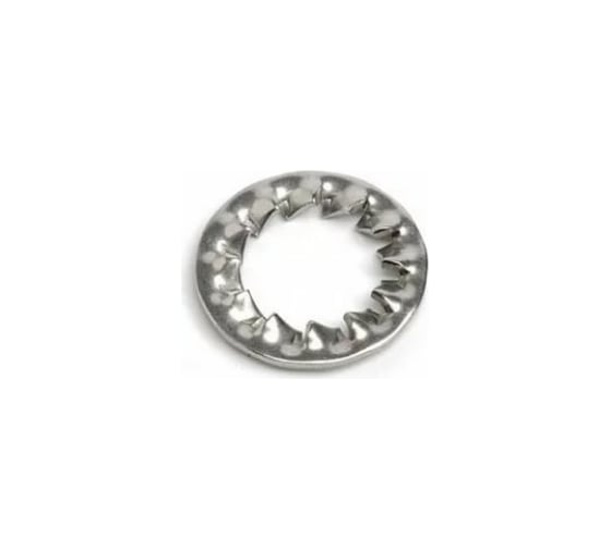 Изображение товара Стопорная шайба ЦКИ DIN 6798 J, М4, зубчатая, A2, уп. 1000 шт. 65575