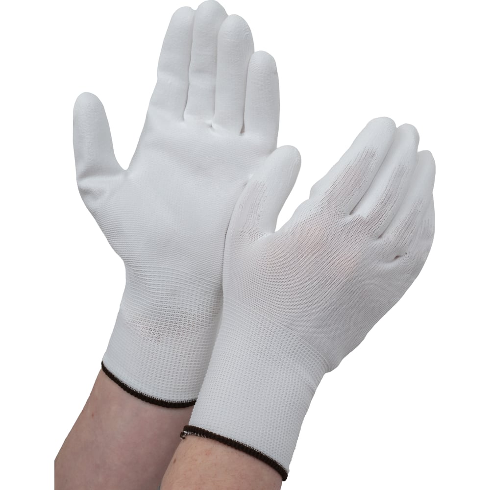 Изображение товара Нейлоновые перчатки с полиуретановым покрытием 9 размер Gigant GHG-02