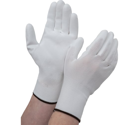 Изображение товара Нейлоновые перчатки с покрытием из полиуретана, 9 размер, Gigant GHG-02
