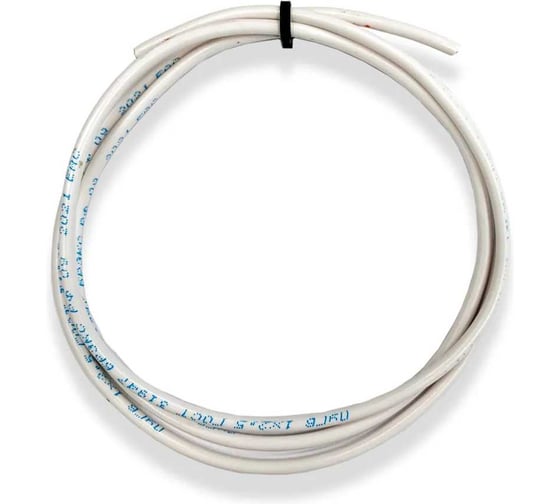 Изображение товара Провод электрический БУРЕВЕСТНИК ПуГВ 1x4 мм2 белый, 30м BOZ250826L30