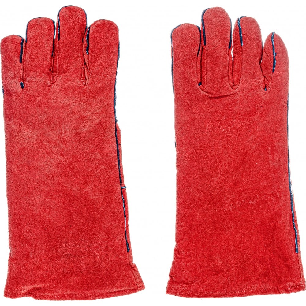 Утепленные спилковые краги Gigant рукавицы спилковые с искусственным мехом съемный подклад