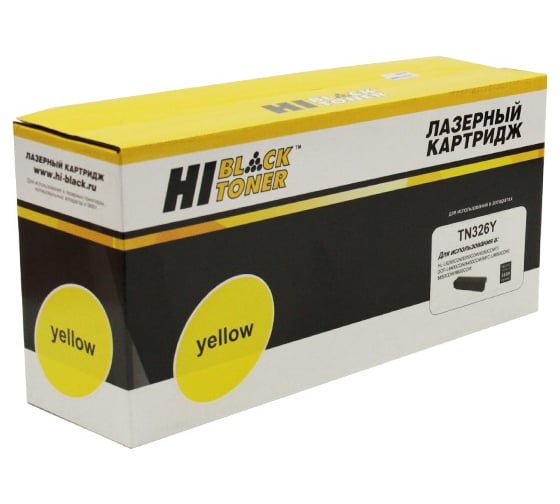 Изображение товара Тонер-картридж Hi-Black для Brother HL-L8250CDN/8350CDW/8350CDWT, Y, 3,5K HB-TN-326Y