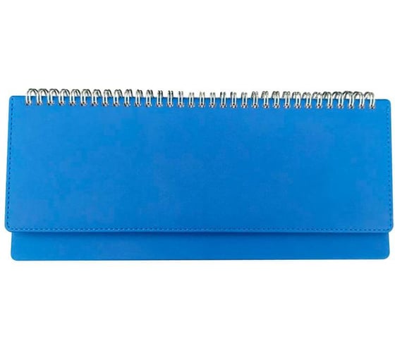 Изображение товара Недатированный планинг Attache Velvet искусственная кожа 64 листа, синий, 305x130 мм 1156878