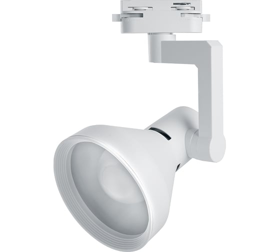Изображение товара Трековый светильник на шинопровод FERON E27, однофазный AL193, 50W, 230V, белый, корпус сталь 41597