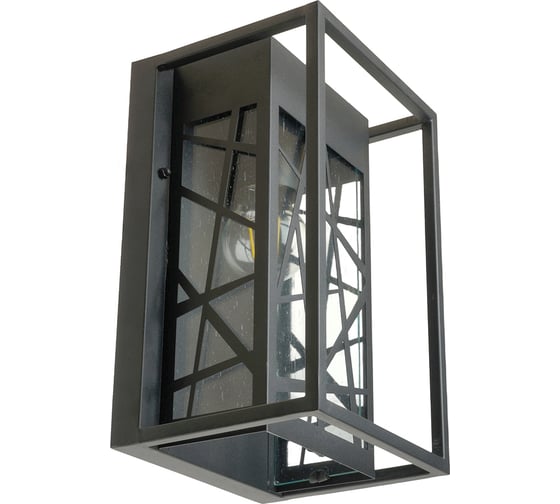 Изображение товара Садово-парковый светильник FERON серии «Ницца», PL641 60W, E27, IP44, черный, 4-х гранник 11647