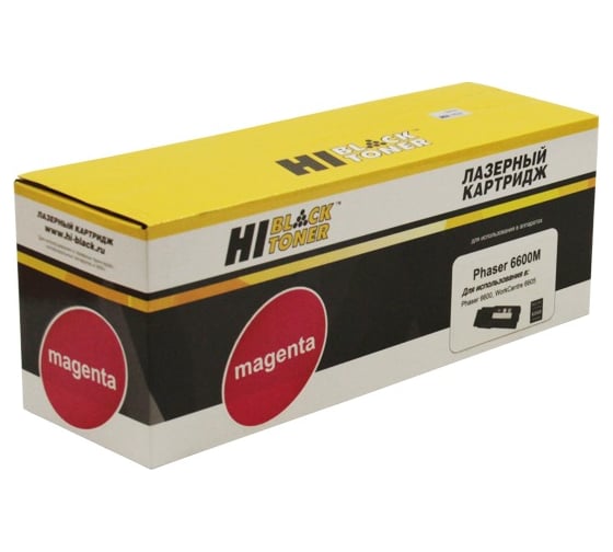 Изображение товара Тонер-картридж Hi-Black для Xerox Phaser 6600/WC 6605, M, 6K HB-106R02234