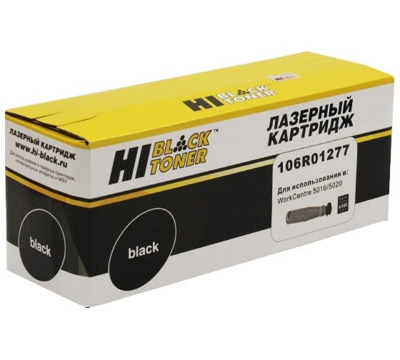 Изображение товара Тонер-картридж Hi-Black для Xerox WC 5016/5020B, 6,3K HB-106R01277