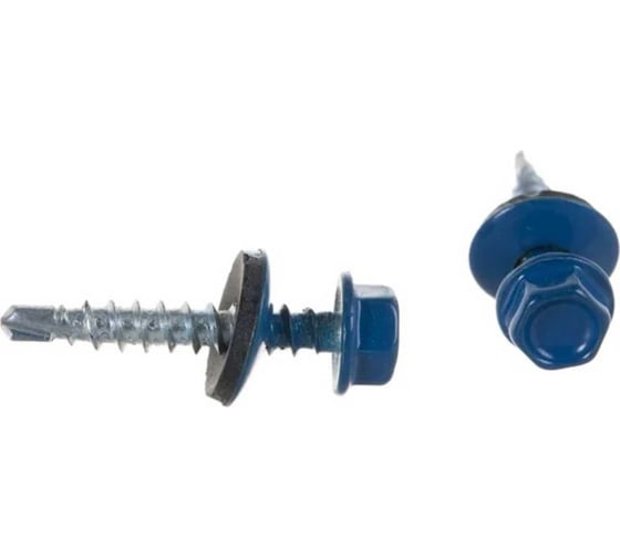 Изображение товара Саморез кровельный BlackWeld 5,5x25 RAL5005 Сигнально-синий (250) 144719