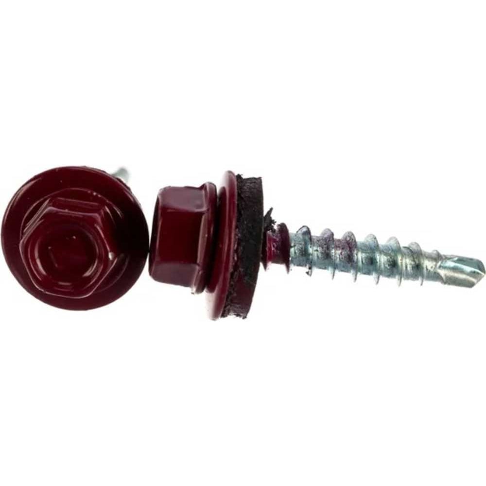 Изображение товара Саморез кровельный BlackWeld 5,5x19 RAL3005 Винно-красный 250 шт