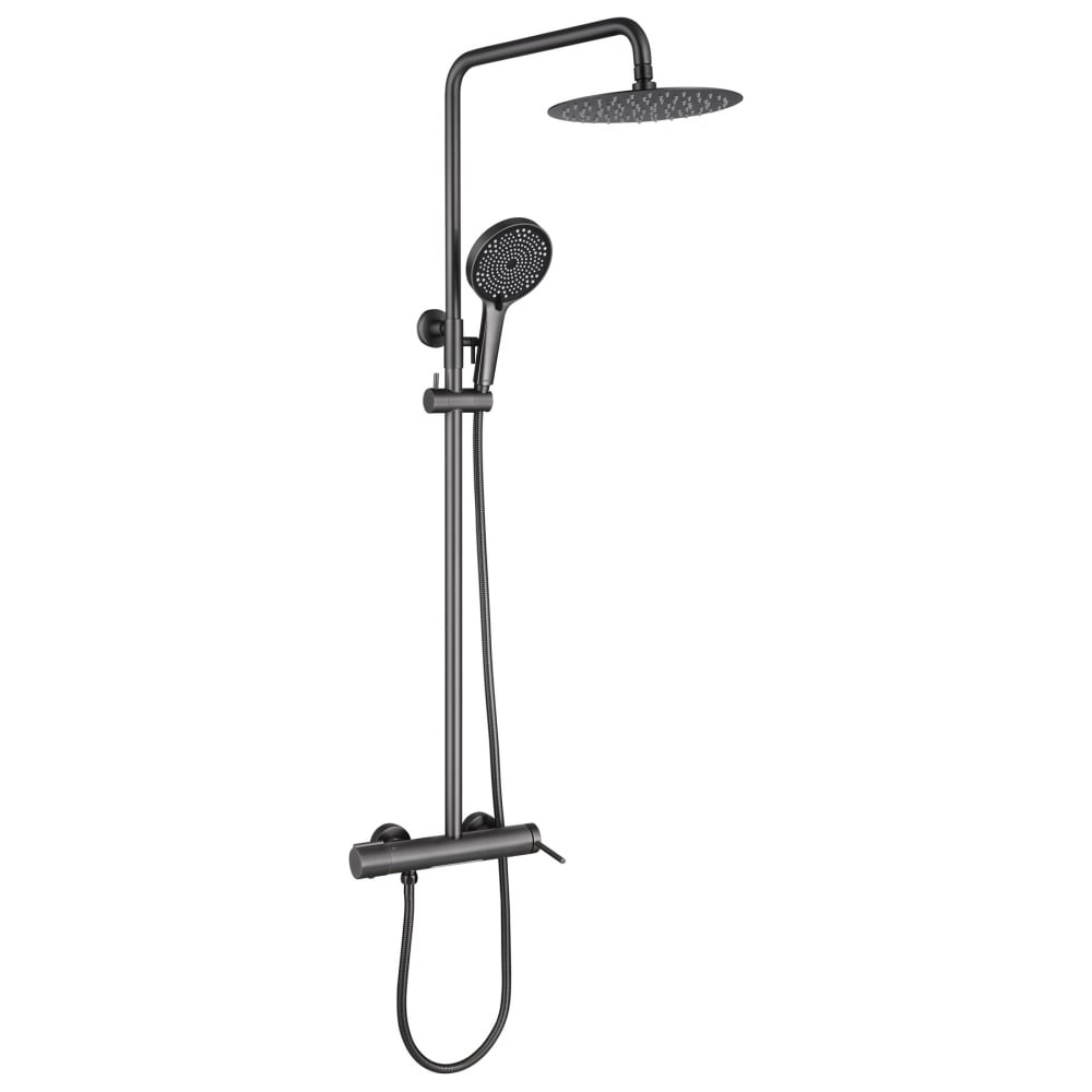 Изображение товара Душевая стойка ABBER Emotion с изливом, никель