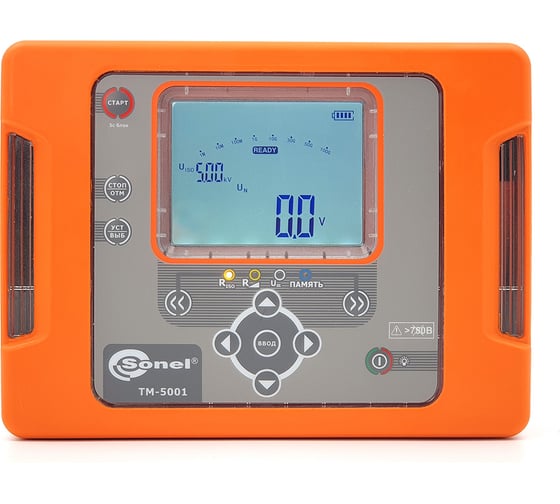 Изображение товара Измеритель параметров электроизоляции SONEL ТМ-5001 WMRUTM5001