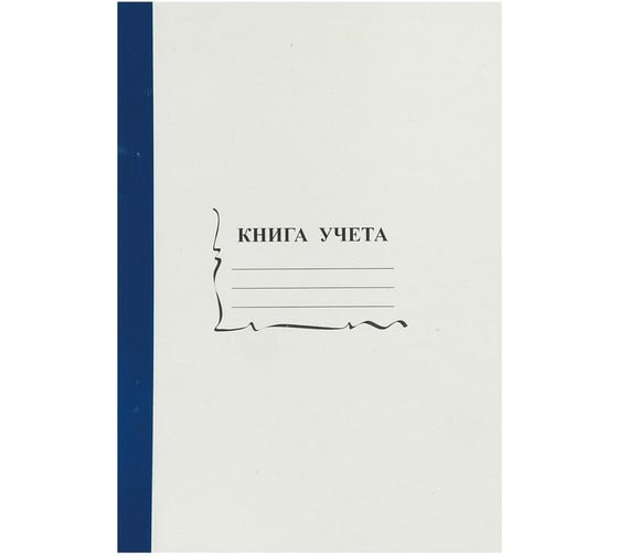 Изображение товара Бухгалтерская книга учета Attache А4, 96 листов пустографка на скрепке, обложка картон 13940