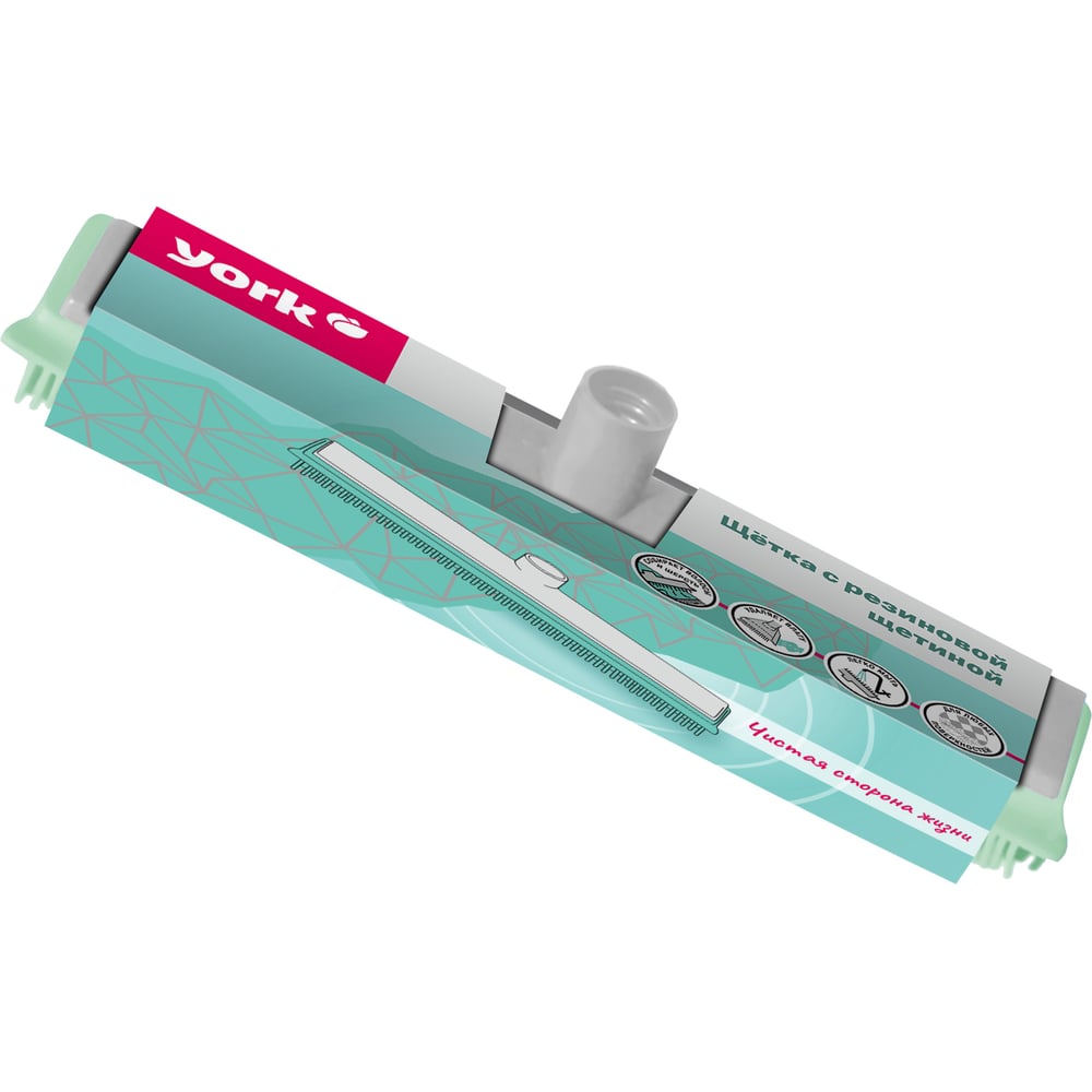 Изображение товара Щётка YORK для сбора шерсти с пола с резиновой щетиной модель 050301