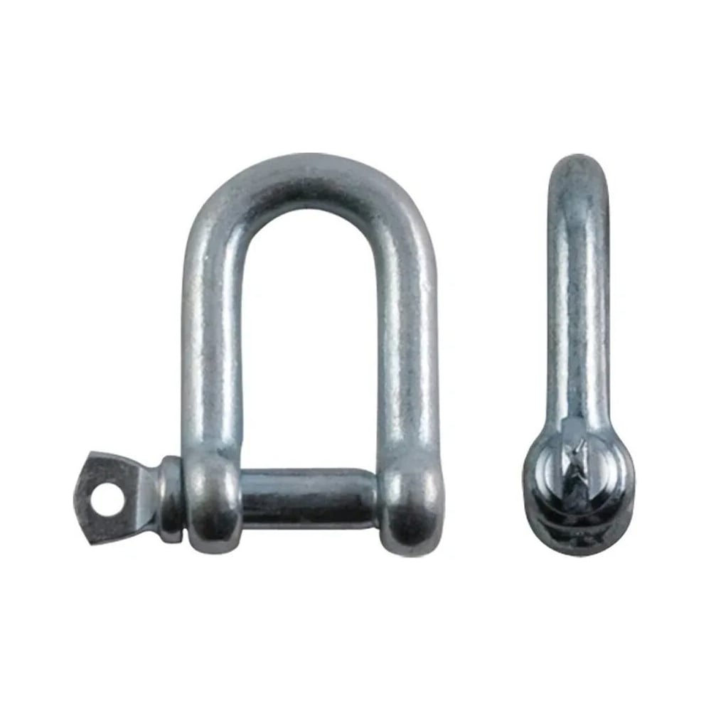 Изображение товара Скоба такелажная BlackWeld 8 мм 50 шт цинк прямая с внутренней резьбой