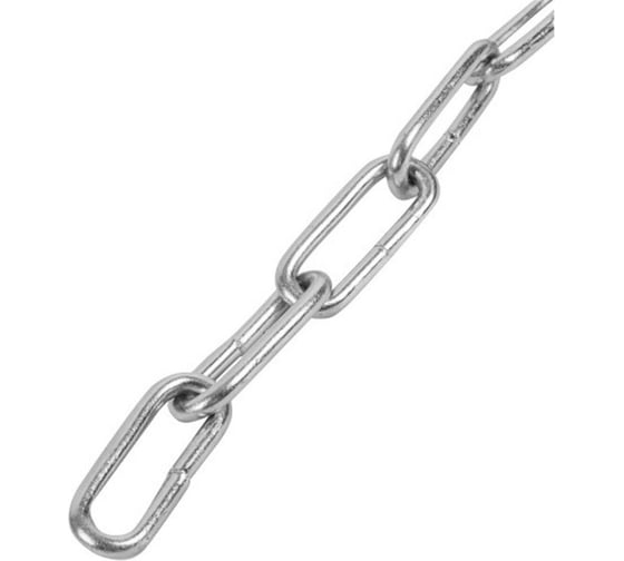 Изображение товара Цепь длиннозвенная BlackWeld d4, цинк, DIN 763 (40м) 144994