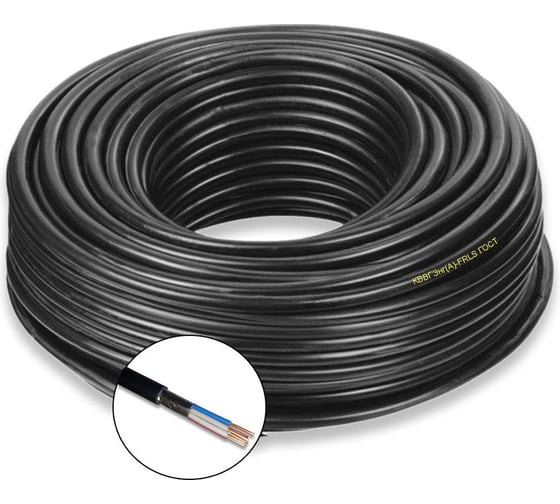 Изображение товара Кабель контрольный БУРЕВЕСТНИК кввгэнг(a)-frls 4x2.5 мм2, 15м BOZ2610L15