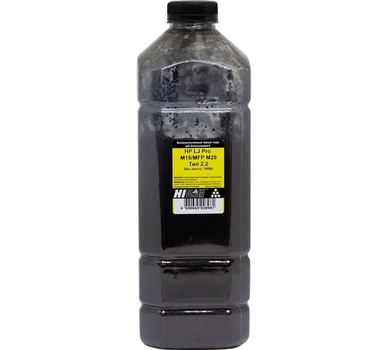 Изображение товара Тонер Hi-Black для HP LJ Pro M15/MFP M28, Тип 2.2, Bk, 1 кг, канистра HB-HPCF244/W1500A-T2.2-Bk-1000
