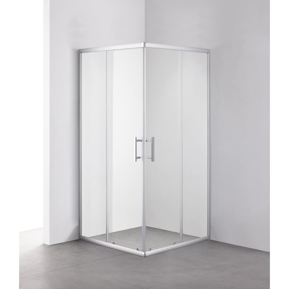 Изображение товара Душевой уголок OLIVE'S MINO с прозрачными стеклами и квадратной формой