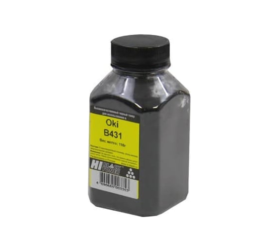 Изображение товара Тонер Hi-Black для Oki B431, Bk, 110 г, банка HB-OKI-B431-Bk-110G