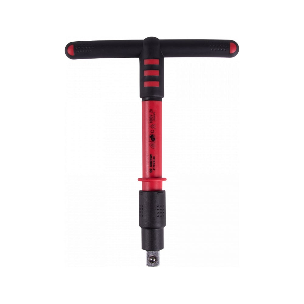 Изображение товара Диэлектрический вороток KING TONY 1/4 125 мм Т-образный 2178VE-05