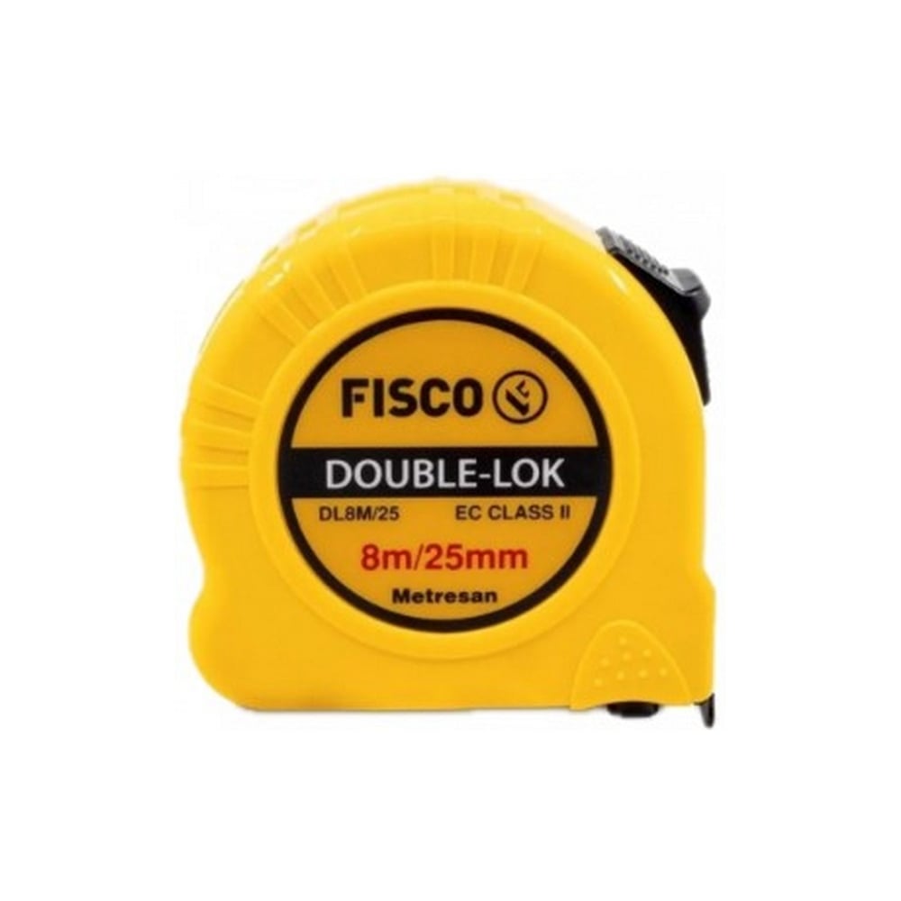 Изображение товара Рулетка SAMGRUPP Fisco Double-Lok 25 мм 8 м профессиональная