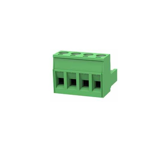 Изображение товара Клемма на печатную плату Degson 3 полюса, зеленая, 100 штук 2EDGK-5.08-03P-14-100Z(H)