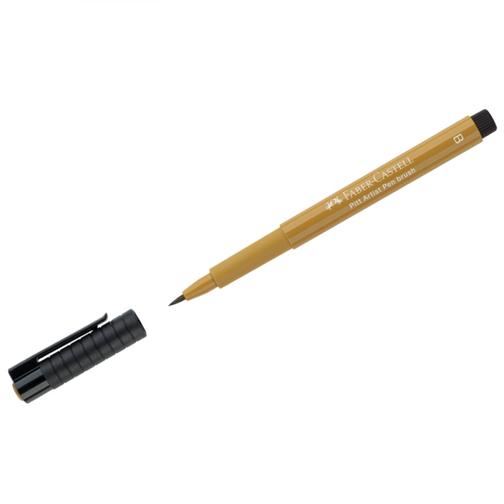 Капиллярная ручка Faber-Castell кисть синтетика 1 лайнер гамма галерея короткая ручка
