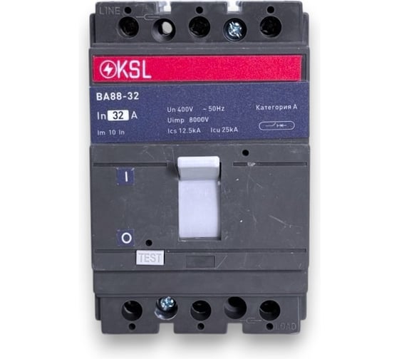 Изображение товара Автоматический выключатель KRASO ВА88-32 3Р 32А 25кА KSL