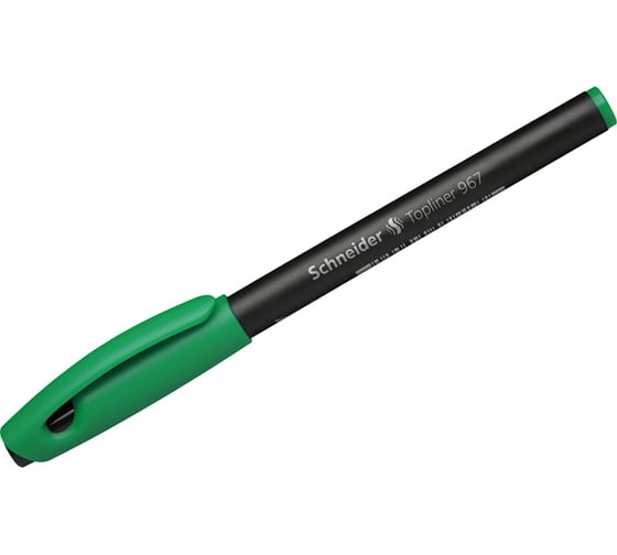 Изображение товара Капиллярная ручка Schneider Topliner 967 зеленая, 0,4 мм 9674