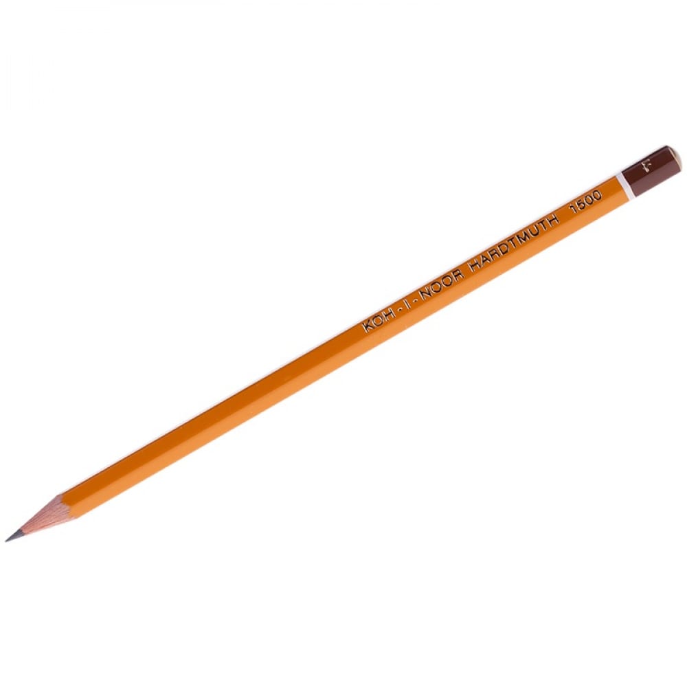 Заточенный чернографитный карандаш Koh-I-Noor карандаш чернографитный 2 0 мм koh i noor таблица умножения 1231 hb с ластиком l 189 мм