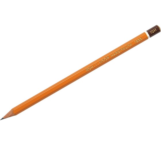 Изображение товара Чернографитный карандаш Koh-I-Noor 1500 10Н, заточенный 150010H01170