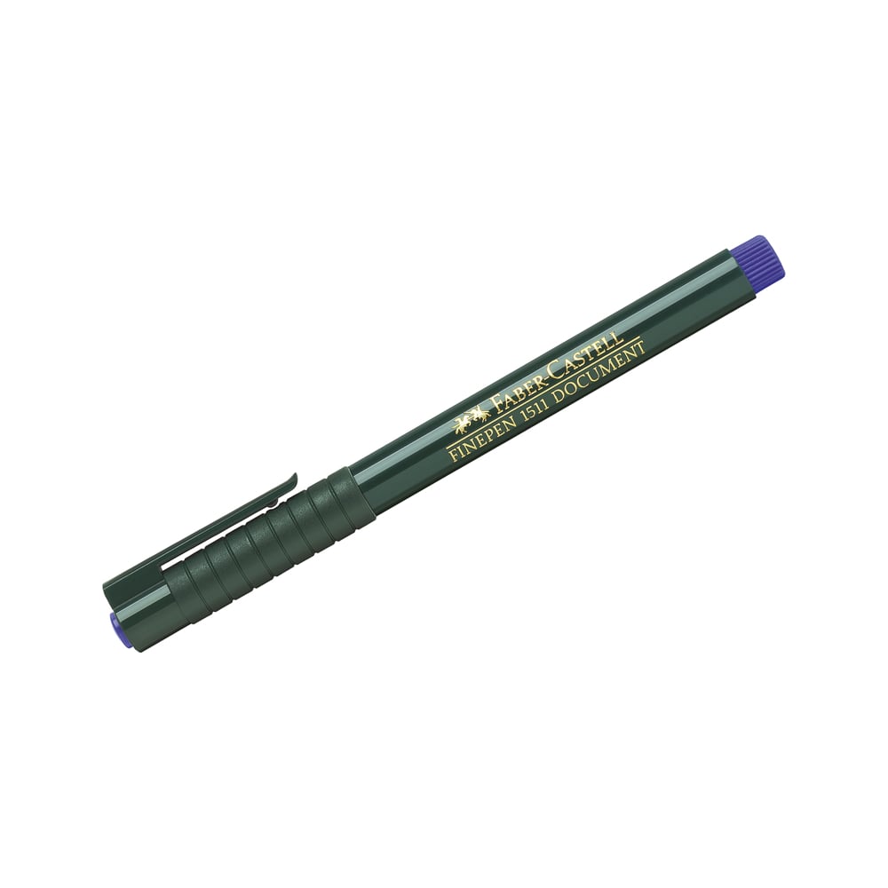 Изображение товара Капиллярная ручка Faber-Castell Finepen 1511 синяя 0.4 мм набор 10 шт