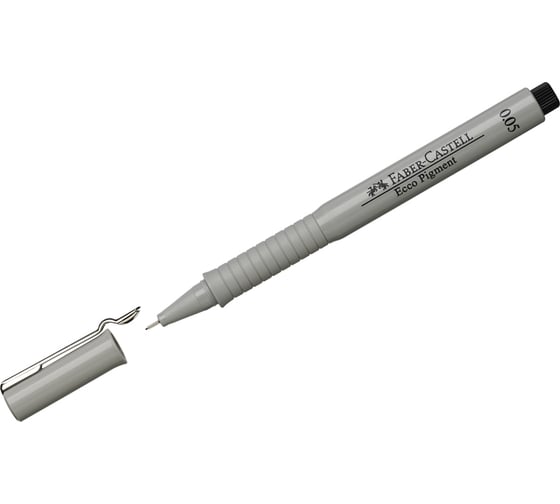 Изображение товара Капиллярная ручка Faber-Castell Ecco Pigment черная, 0.05 мм 166099
